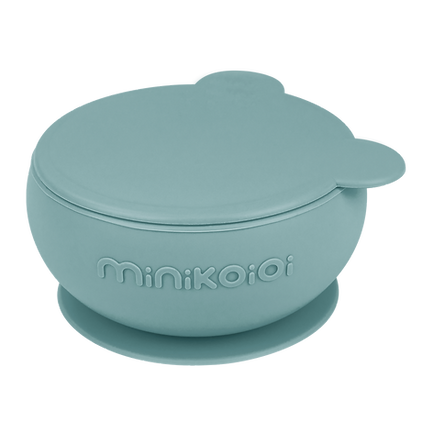 MinikOiOi Bowly - Silicone Bowl with Suction Base and Lid