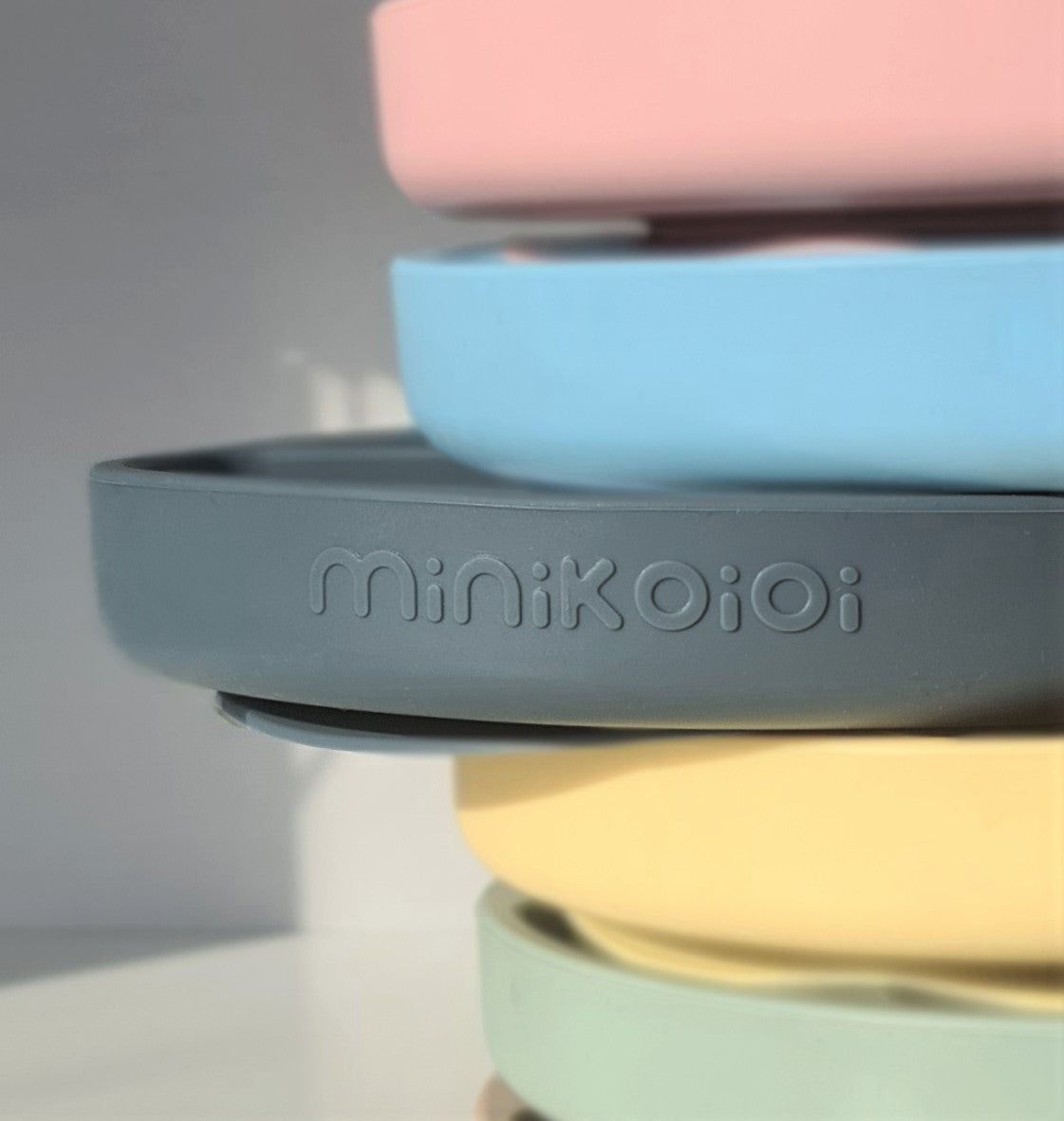 MinikOiOi Bölmeli Silikon Vakumlu Mama Tabağı