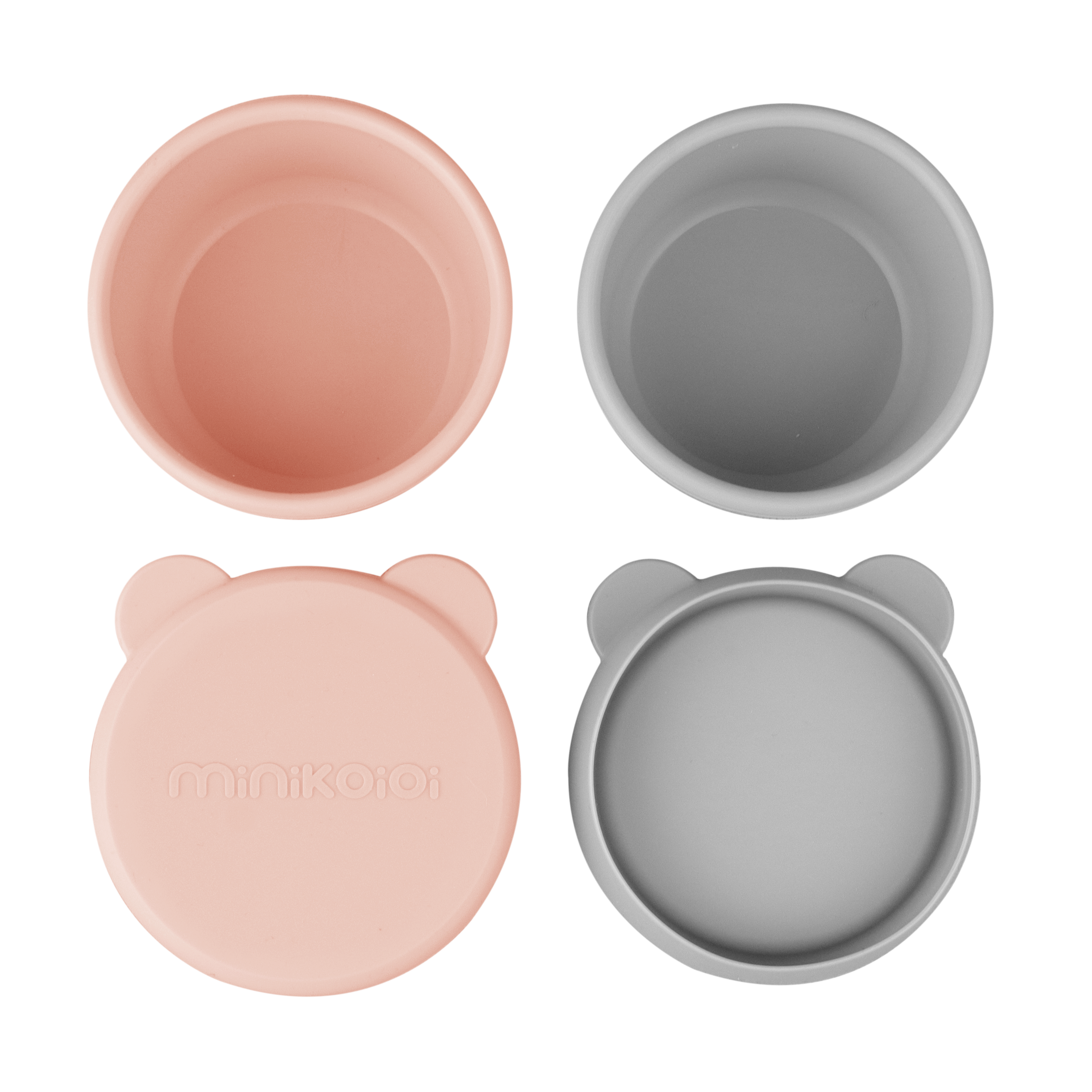 Mini Bites - Silikon Minischalen mit Deckel 2er Set