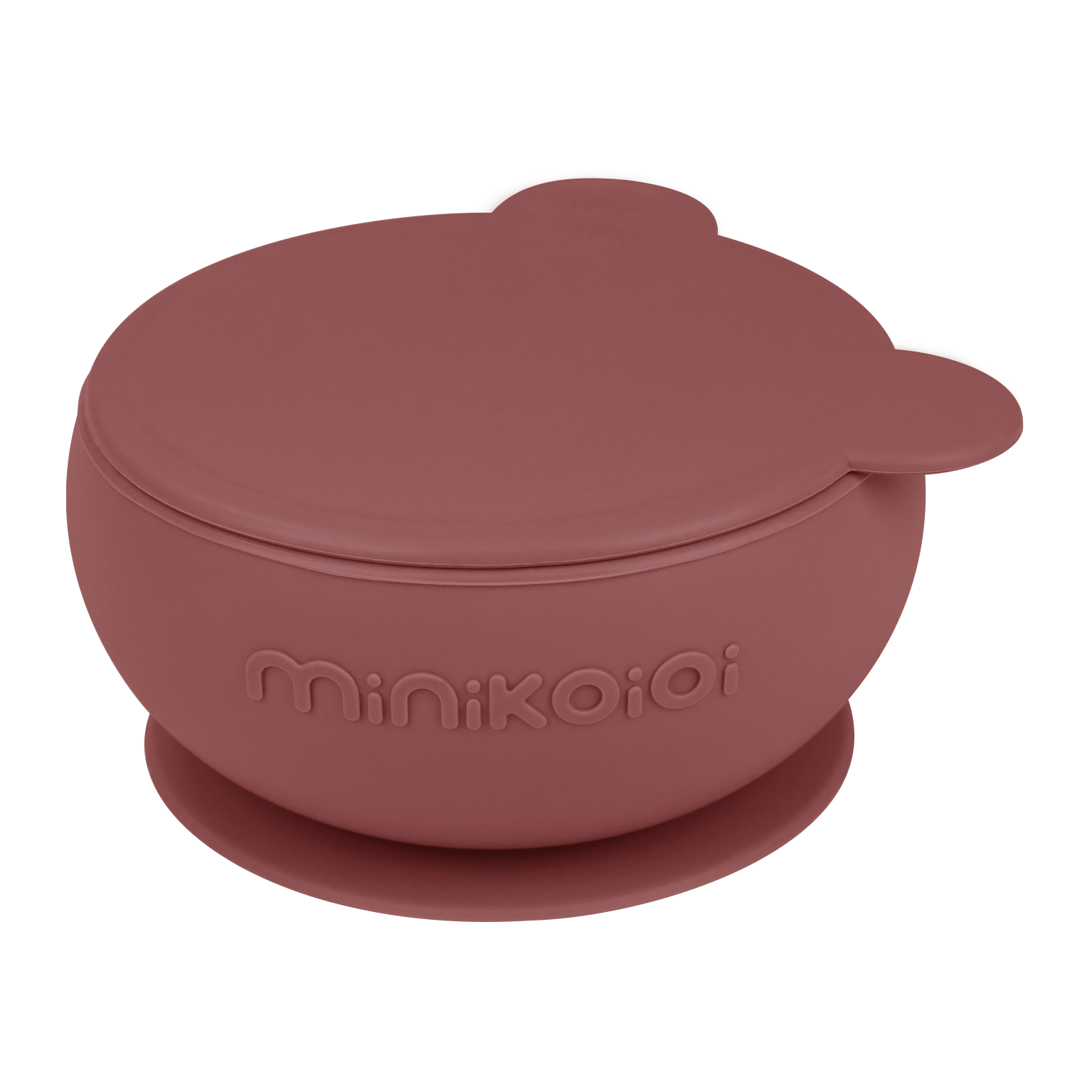 MinikOiOi Bowly - Silicone Bowl with Suction Base and Lid