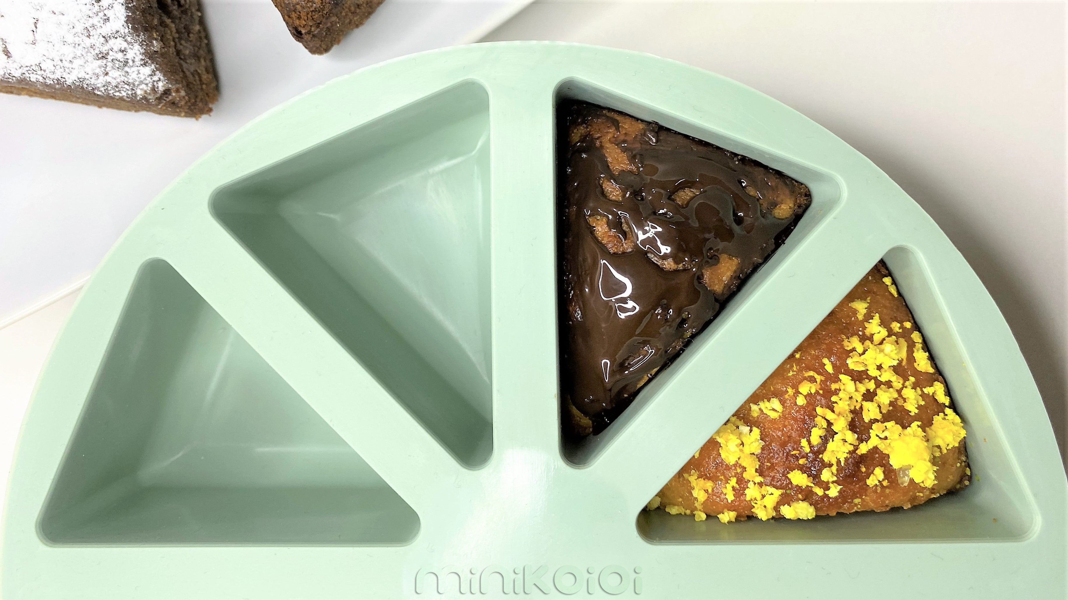 Slices - Silikon Kuchenform mit 8 Portionen