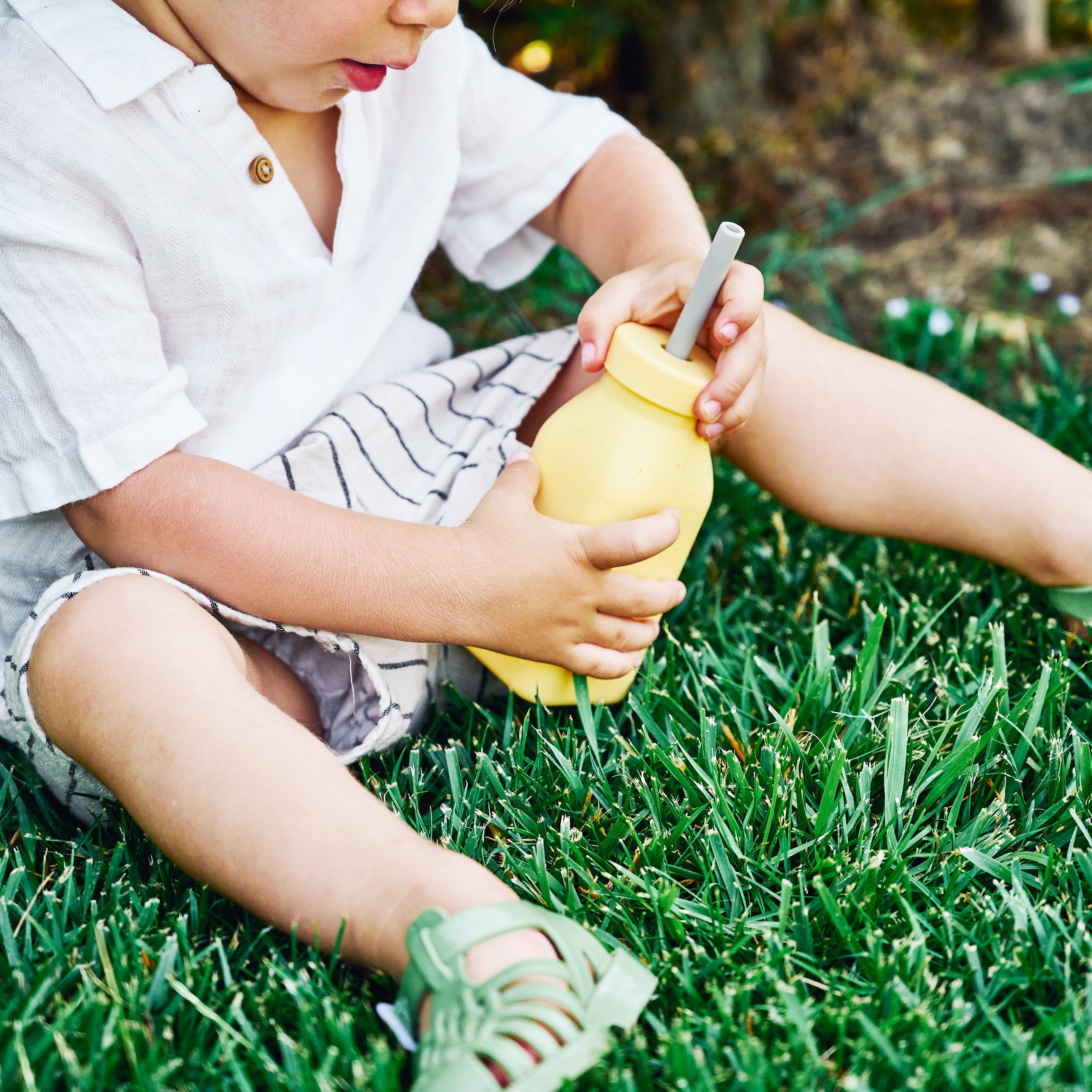 MinikOiOi Bottle + Straw - Drinking bottle with straw
