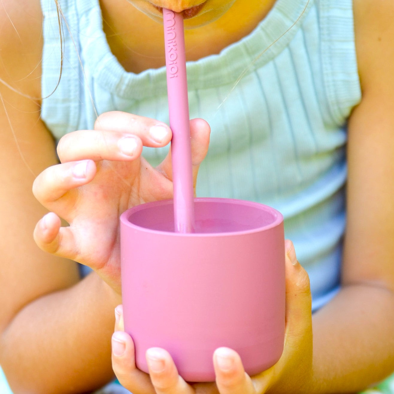 MinikOiOi Flexi Straws – 3 Pieces & Cleaning Brush