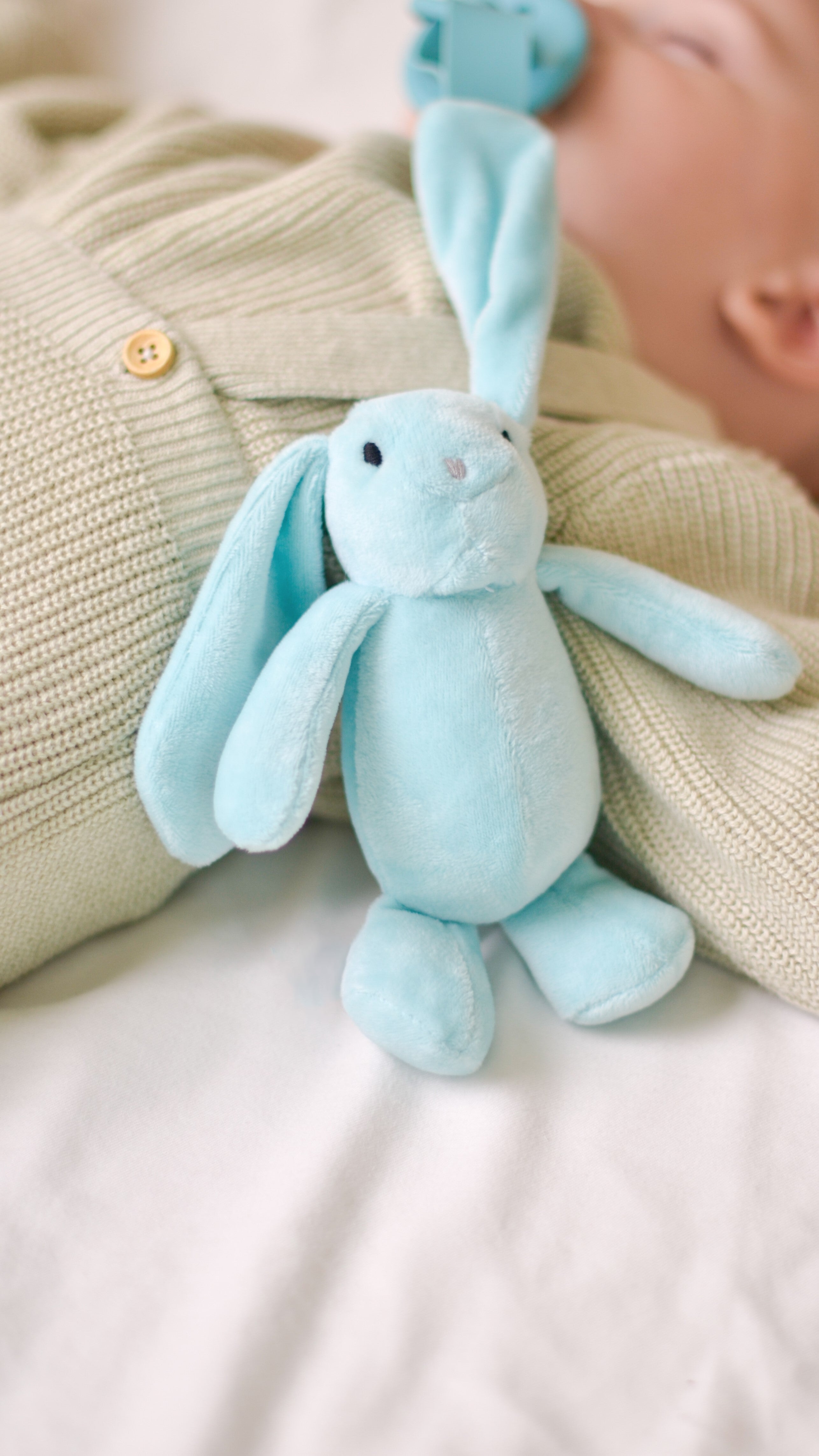 Sleep Buddy Luna - Einschlafhilfe Silikon Schnuller mit Kuscheltier