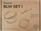 BLW Set I - Silikon Esslernset 3-teilig (Schale+Becher+Löffel)