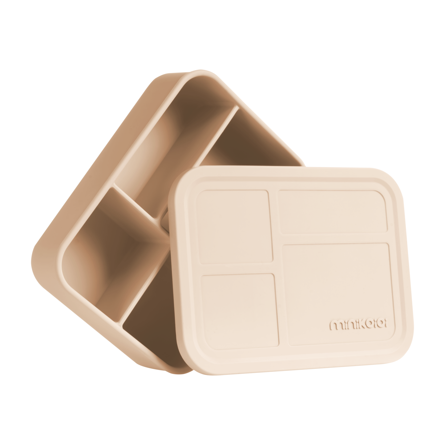 Minikoioi Silicone Compartmented Bento Lunch Box