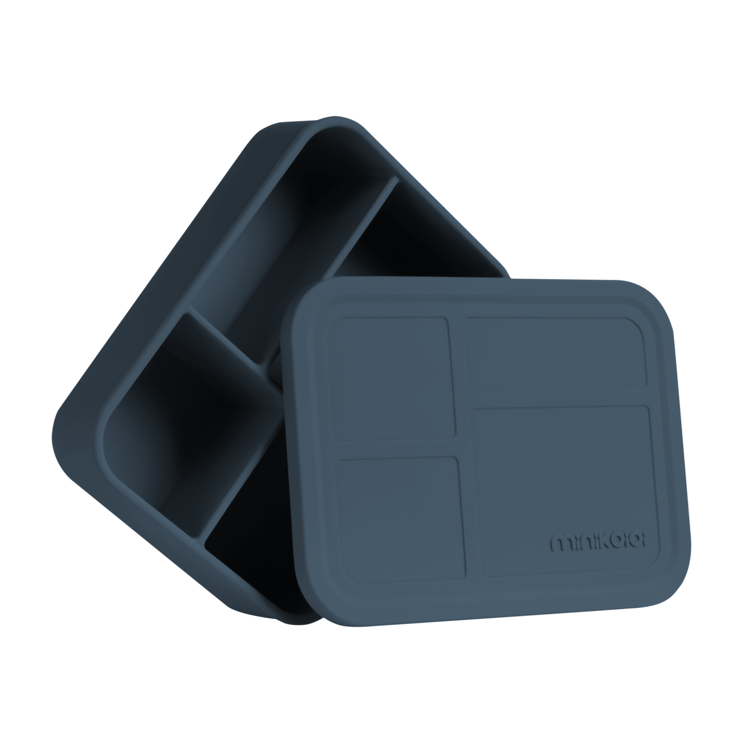 Minikoioi Silicone Compartmented Bento Lunch Box