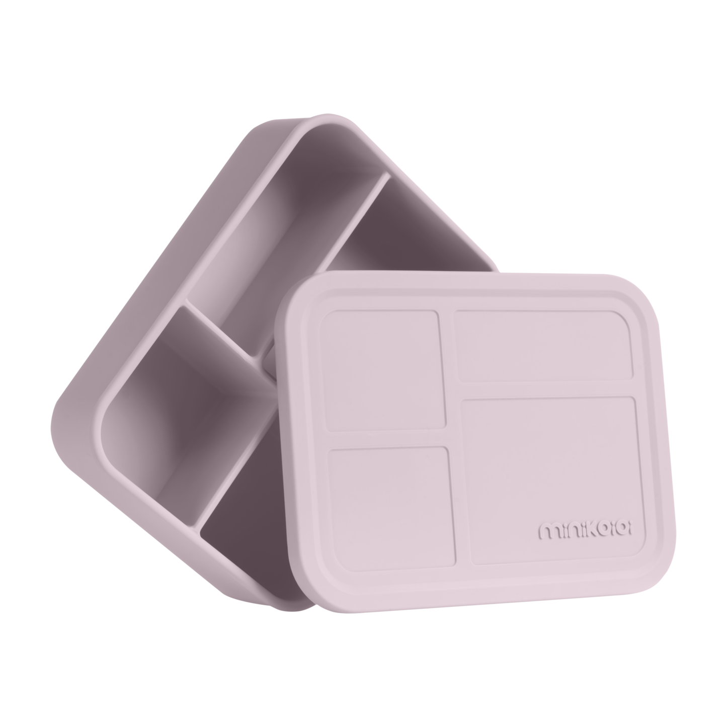 Minikoioi Silicone Compartmented Bento Lunch Box