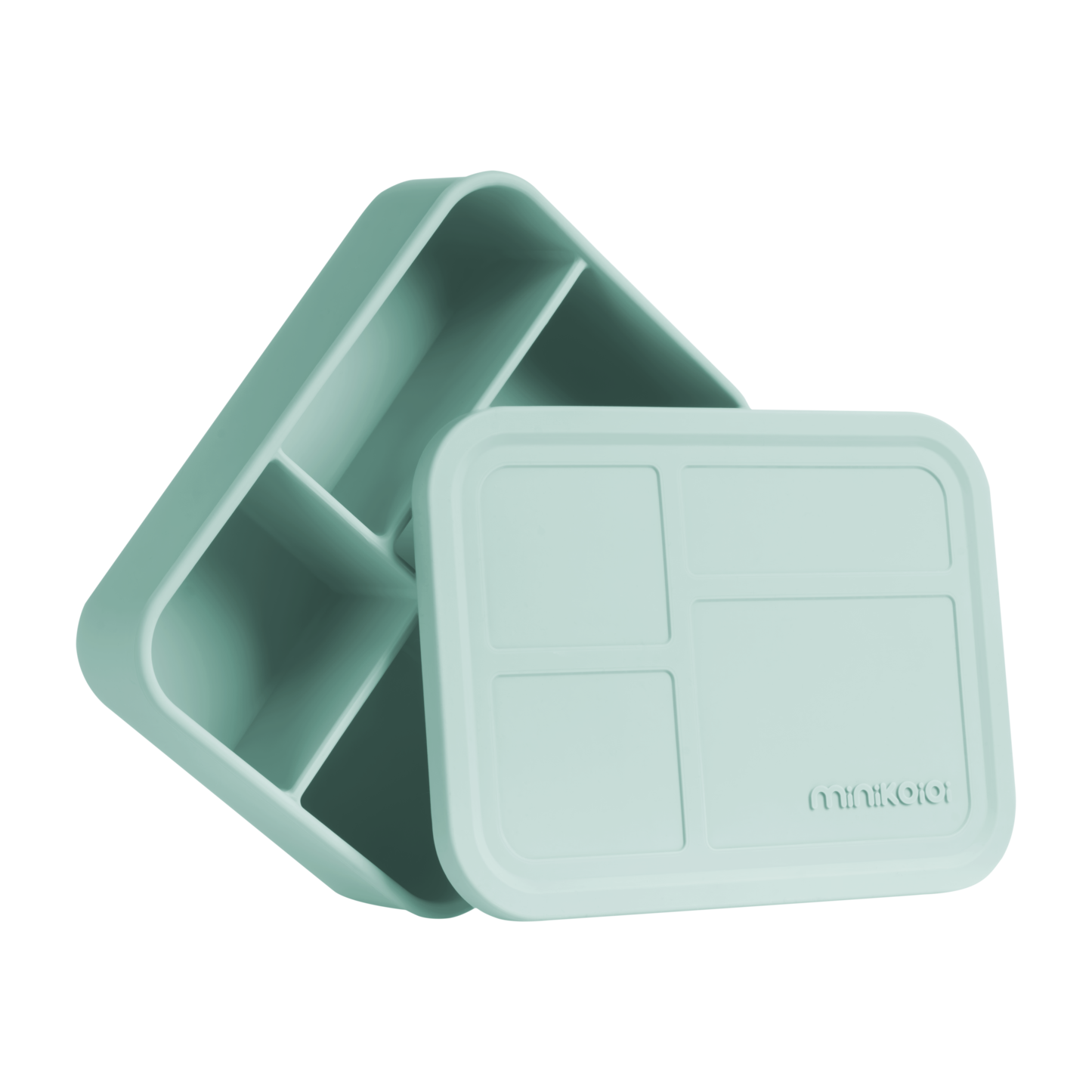 Minikoioi Silicone Compartmented Bento Lunch Box
