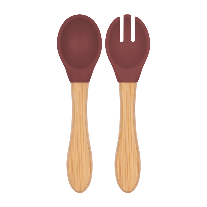 Minikoioi Dig In - Baby Cutlery Set with Fork and Spoon