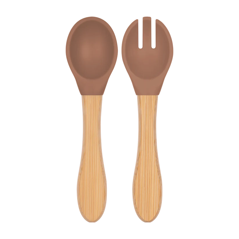 Minikoioi Dig In - Baby Cutlery Set with Fork and Spoon