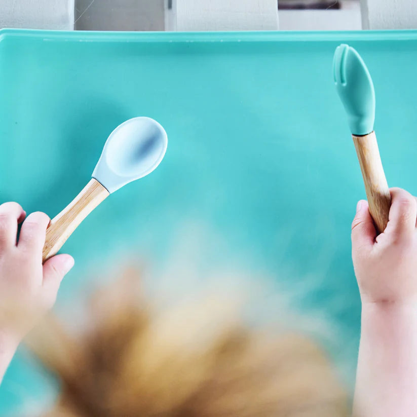 Minikoioi Dig In - Baby Cutlery Set with Fork and Spoon