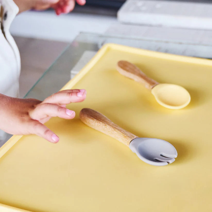 Minikoioi Dig In - Baby Cutlery Set with Fork and Spoon