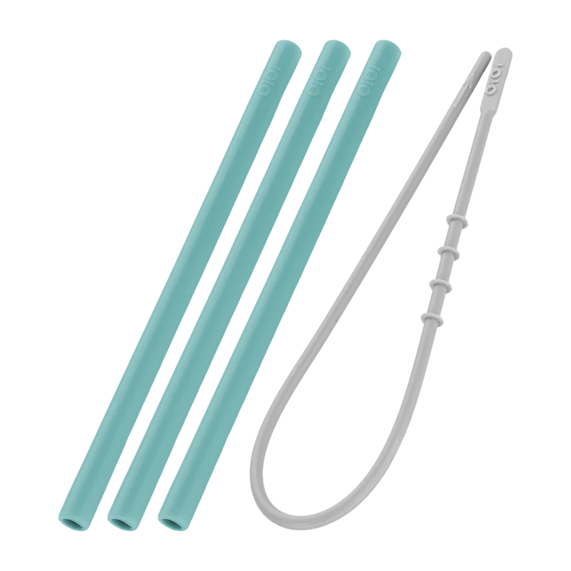 MinikOiOi Flexi Straws – 3 Pieces & Cleaning Brush