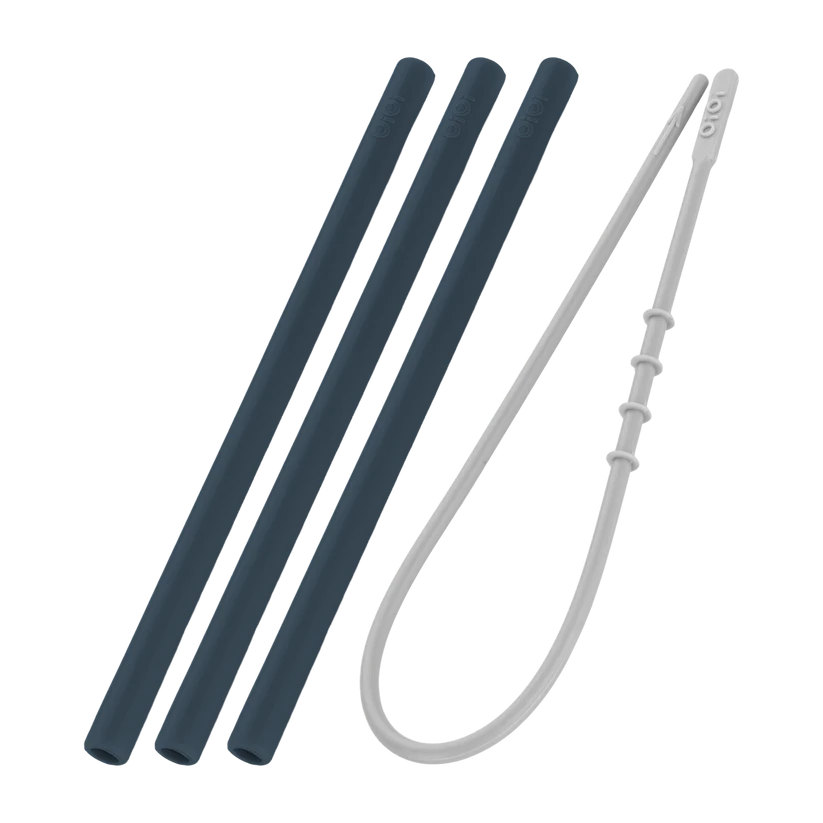 MinikOiOi Flexi Straws – 3 Pieces & Cleaning Brush