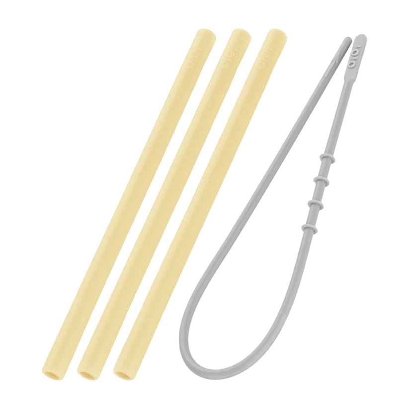 MinikOiOi Flexi Straws – 3 Pieces & Cleaning Brush