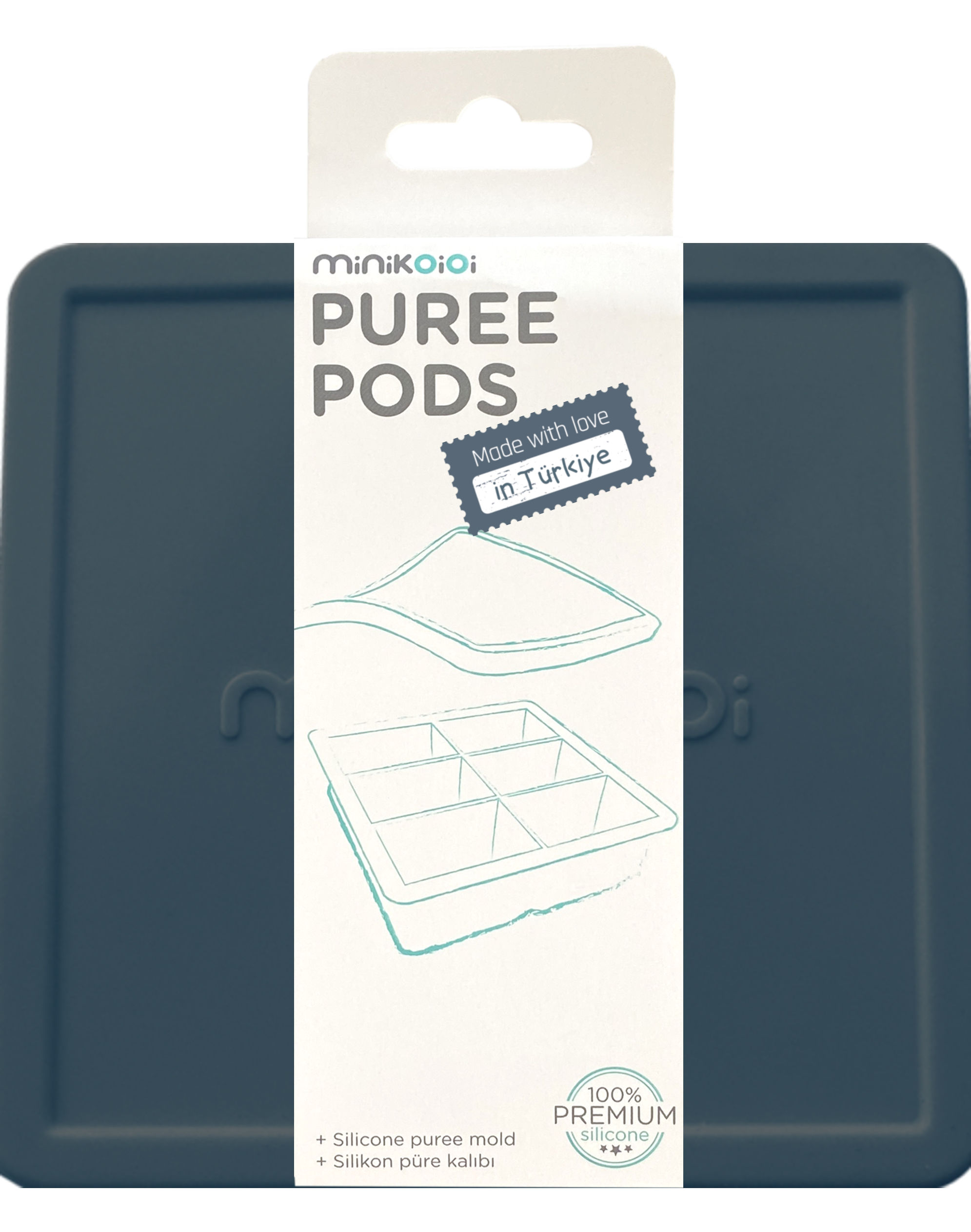 Puree Pods - Silicone Portioning Tray for Baby Food