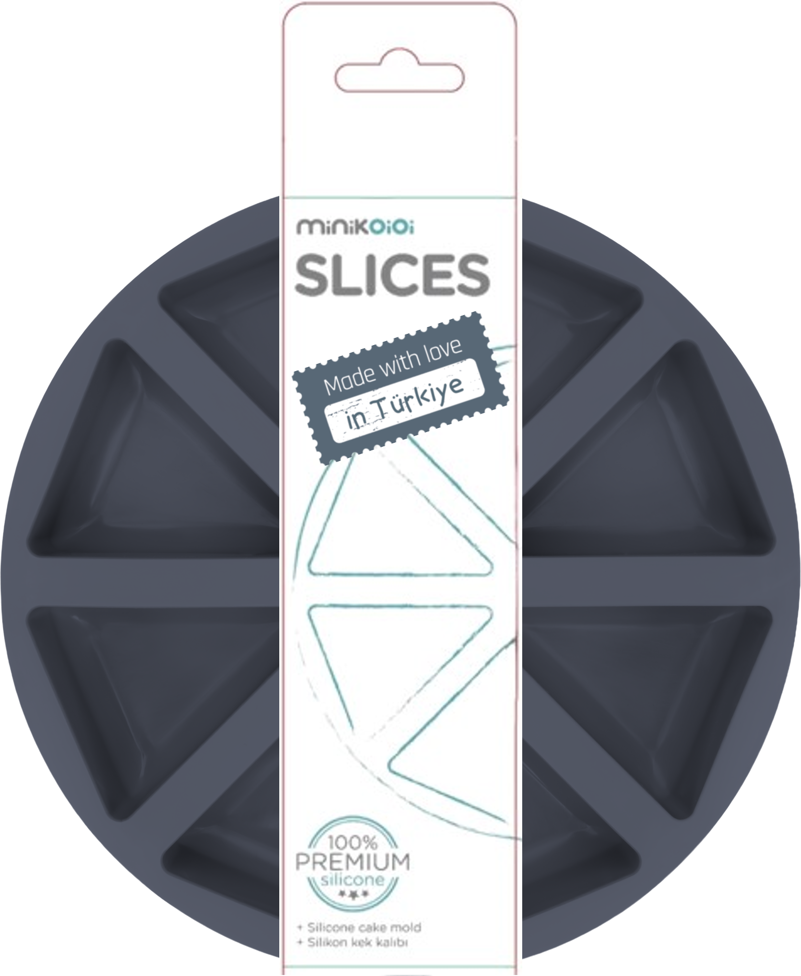 MinikOiOi Slices - Silikon Kek Kalıbı