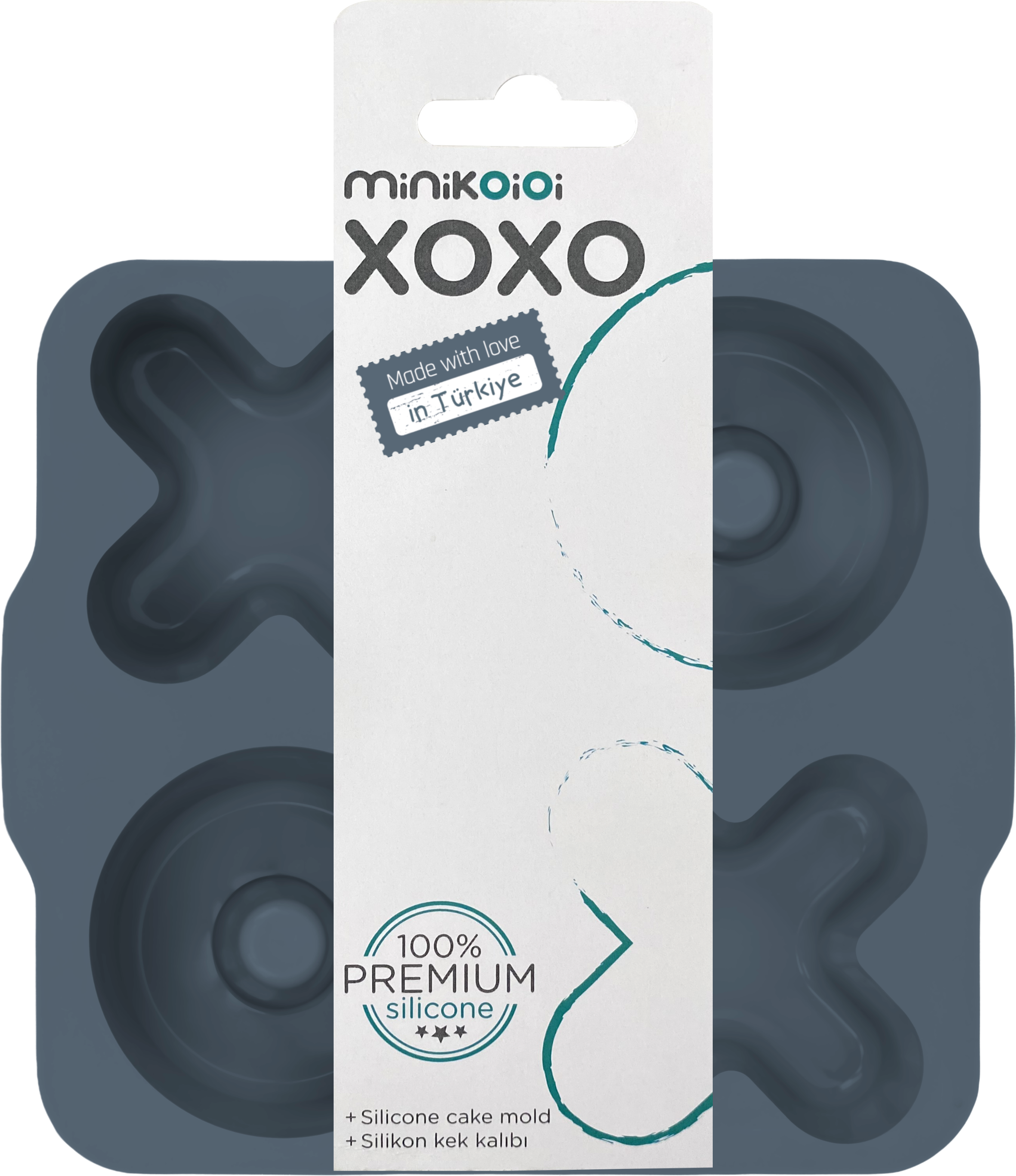 MinikOiOi XOXO - Silikon Kek Kalıbı